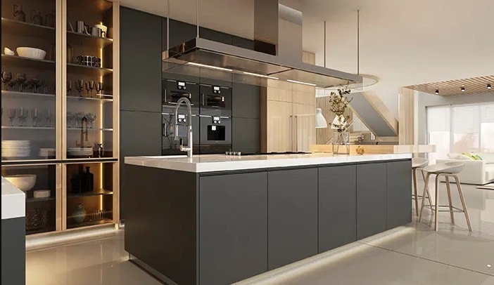 Make Your Kitchen Appear Bigger with Glass and Mirrors